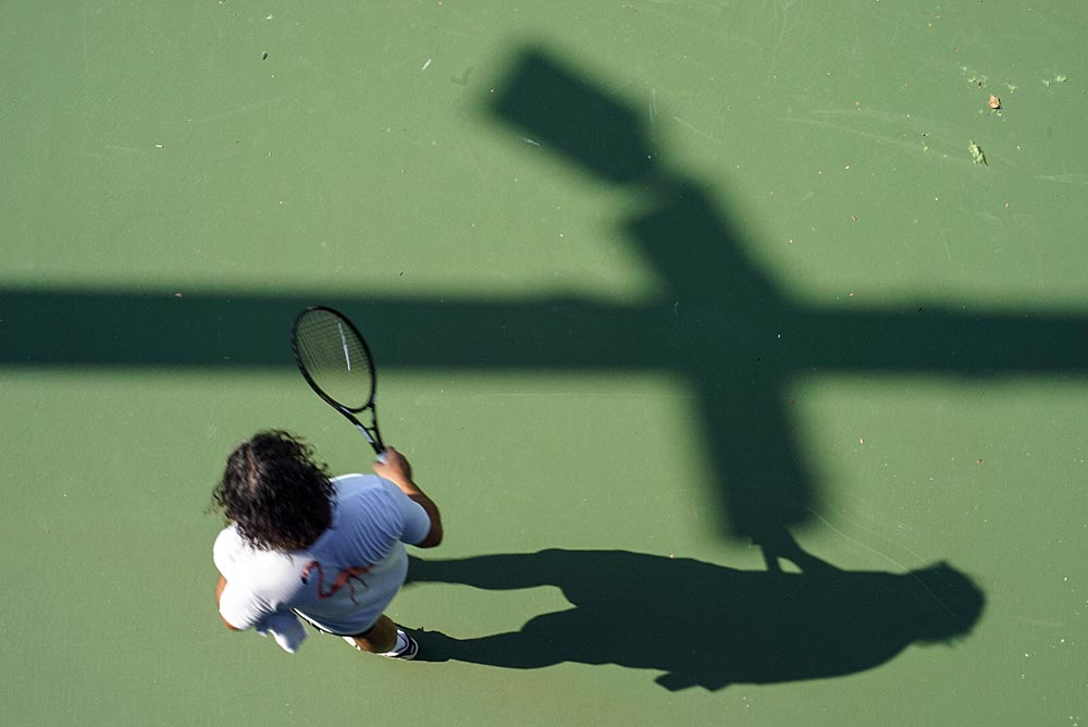 The Art of Tennis: Views of the US Open [Photographs], Practice Courts, Steve Giovinco #USOpen