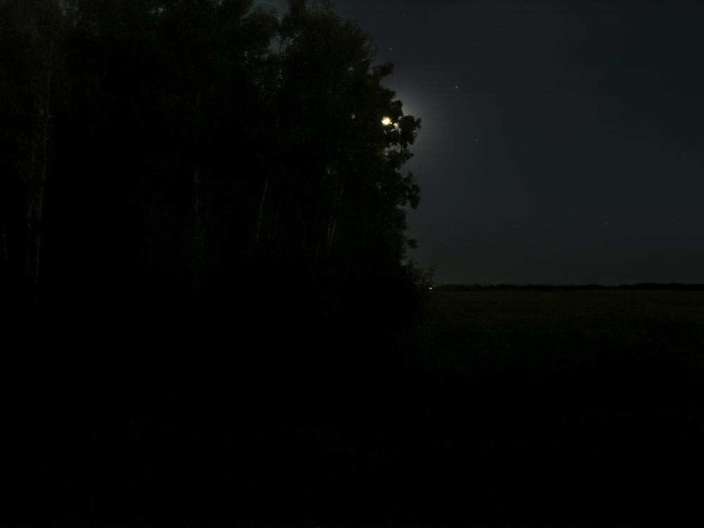 Moon at night; the mood is dark [Photograph] @SteveGiovinco #ArtPhotography