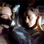 Contemporary fine art photography couples self portraits, Steve Giovinco, couple in bed in shadow and light