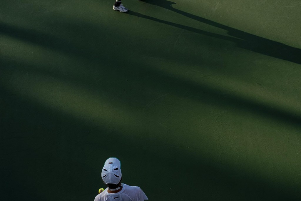US Tennis Open in New York: a Day and a Night, Photographed, evening shadows, Steve Giovinco #USOpen 
