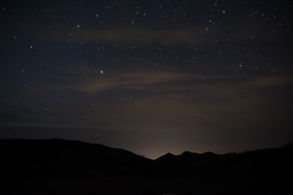 Contemporary Fine Art Night Landscape Photograph Wyoming, Coal Creek @SteveGiovinco