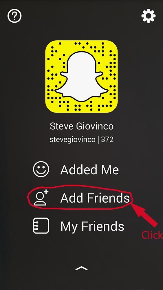 Snapchat as New Artistic Medium: Fine Art Photography Project, Add Friends, Steve Giovinco