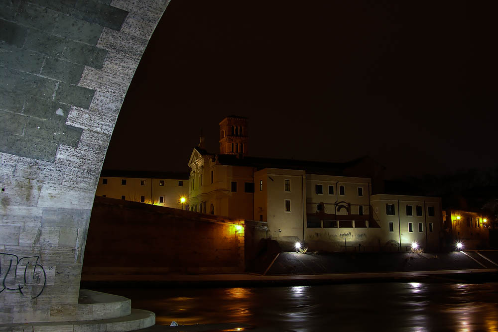 Fine art editorial photography commissions night landscape river Rome, Steve Giovinco