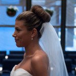 Fine art documentary wedding commission photography in NYC, in profile, Steve Giovinco
