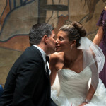 Fine art documentary wedding commission photography in NYC, kissing before, Steve Giovinco