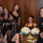 Fine art documentary wedding commission photography in NYC, girls in party, Steve Giovinco