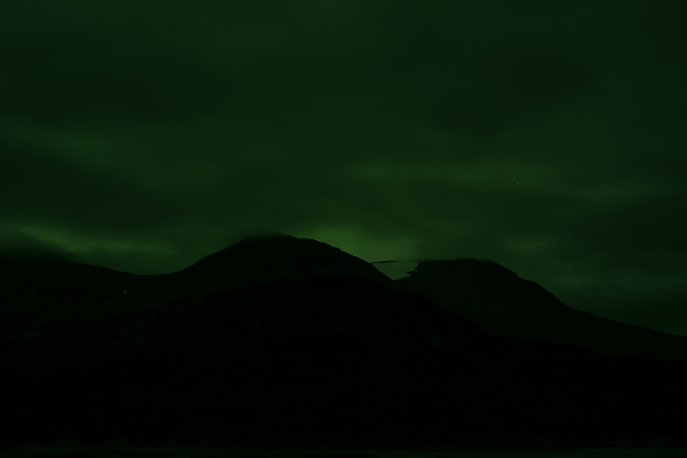 Mysterious Green Night in Greenland, Fine Art Photo, Steve Giovinco