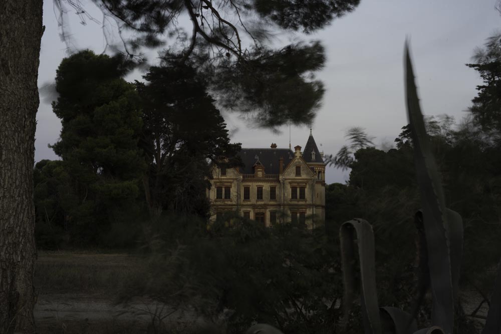 Artist-in-Residence, Rhapsodic Night Landscape Photographs and Exhibition in France, Night Chateau