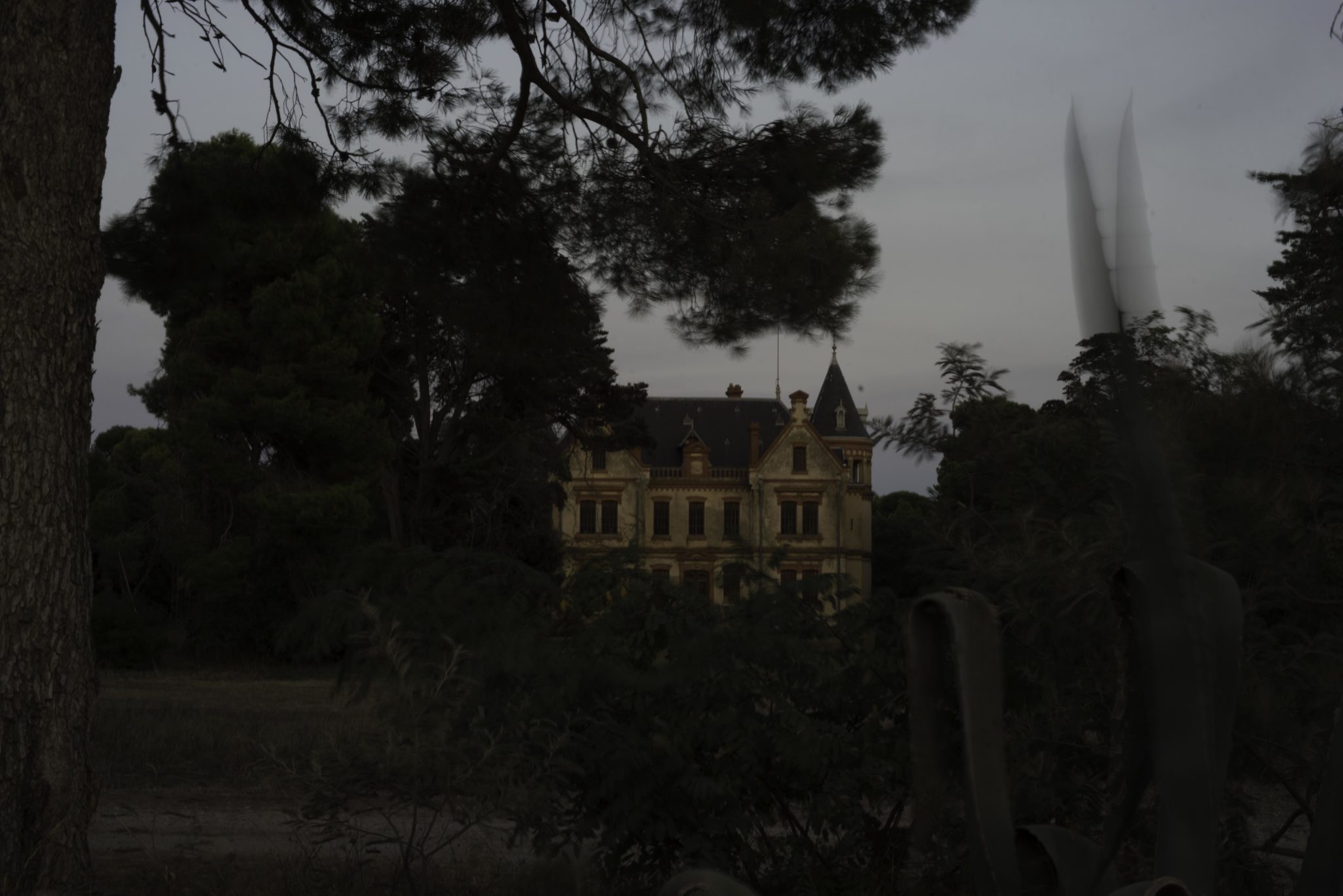 Decay and Wonder: a French Chateau at Night