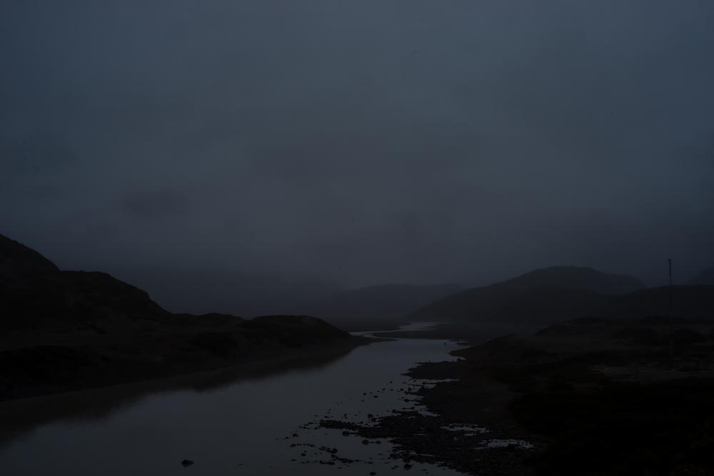 Photographing Greenland's Climate Changes: Night Landscape, Ice River, Steve Giovinco