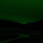 Photographing Greenland's Climate Changes: Night Landscape, Green Flaming Sky, Steve Giovinco, Green River, Steve Giovinco
