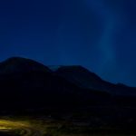 Photographing Greenland's Climate Changes: Night Landscape Light Post, Steve Giovinco