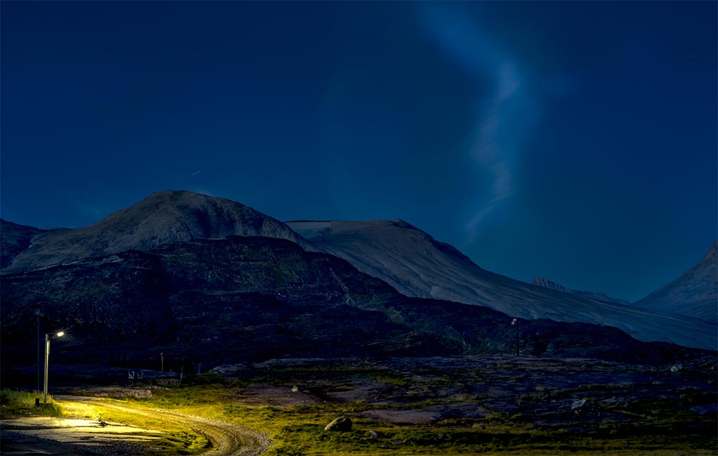 Darkland: Greenland Fine Art Photography Book Proposal @SteveGiovinco, Street Lamp