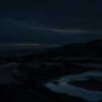 Fine Art Landscape Photographs of Arctic Greenland, Steve Giovinco: Night River and Building