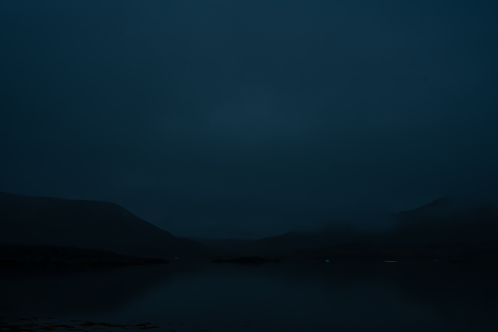 Fine Art Landscape Photographs of Arctic Greenland, Steve Giovinco: Night Fjord