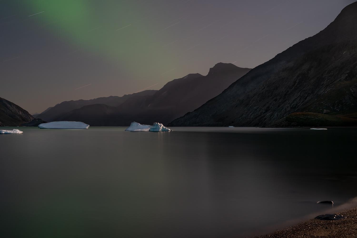 Shadow and Light: New Night Landscape Photographs of Greenland
