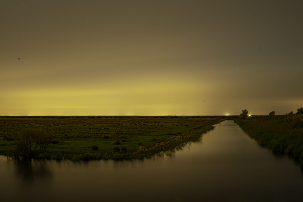 The Netherlands Night Landscape Photographs, Steve GiovincoThe Netherlands Night Landscape Photographs, Steve Giovinco, Canal: lights in the distance