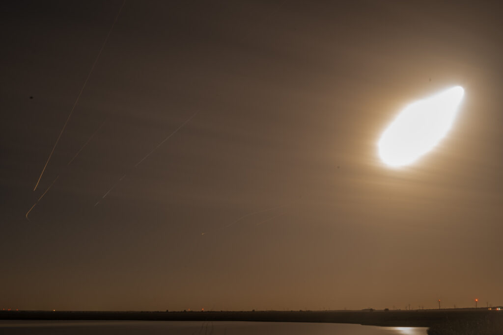 The Netherlands Night Landscape Photographs, Steve Giovinco, Canal: moon over park